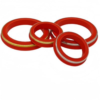 1' 2' 3' 4' Buna NBR HNBR FKM PTFE 銅とステンレスゴムと赤いハンマー合同シール