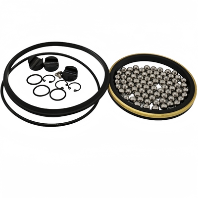 105pcs スチールボール 耐久性シールダスト 4" 15k ケンパー スウィーベル 結合 修理キット スナップ