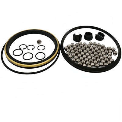 105pcs スチールボール 耐久性シールダスト 4" 15k ケンパー スウィーベル 結合 修理キット スナップ