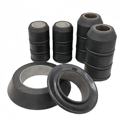 10,000 psiの圧力定格と耐摩耗性・耐薬品性を備えた、油田作業用アルミニウムコアGuibersonスワブカップ