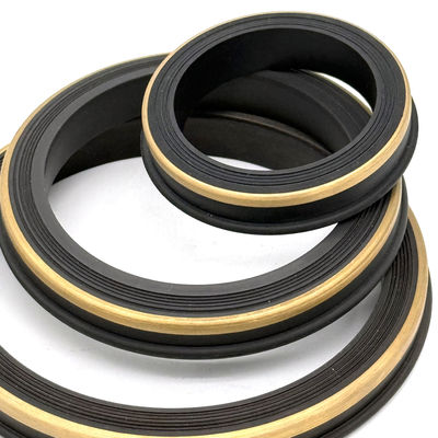 ナイトリール (NBR) ハンマーユニオンシールとブラスバックアップリング10,000PSIから15,000PSI高圧アプリケーション