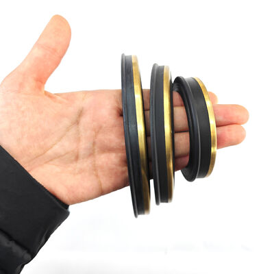 15k PSI 高圧フレーキング用のブラスバックアップで 抗外出翼ユニオンシール