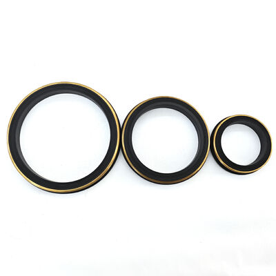 15k PSI 高圧フレーキング用のブラスバックアップで 抗外出翼ユニオンシール