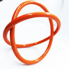 異なった色との耐熱性柔らかいシリコーン ゴムのOリングの円形の定形