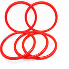 異なった色との耐熱性柔らかいシリコーン ゴムのOリングの円形の定形